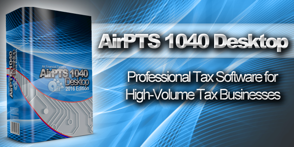 AirPTS 1040 Desktop Professional Tax Software