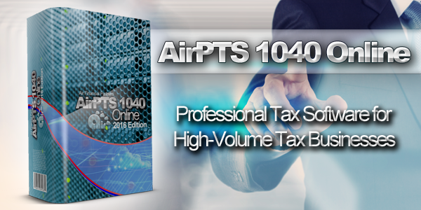 AirPTS 1040 Online Professional Tax Software