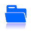 Electronic File Icon Blue